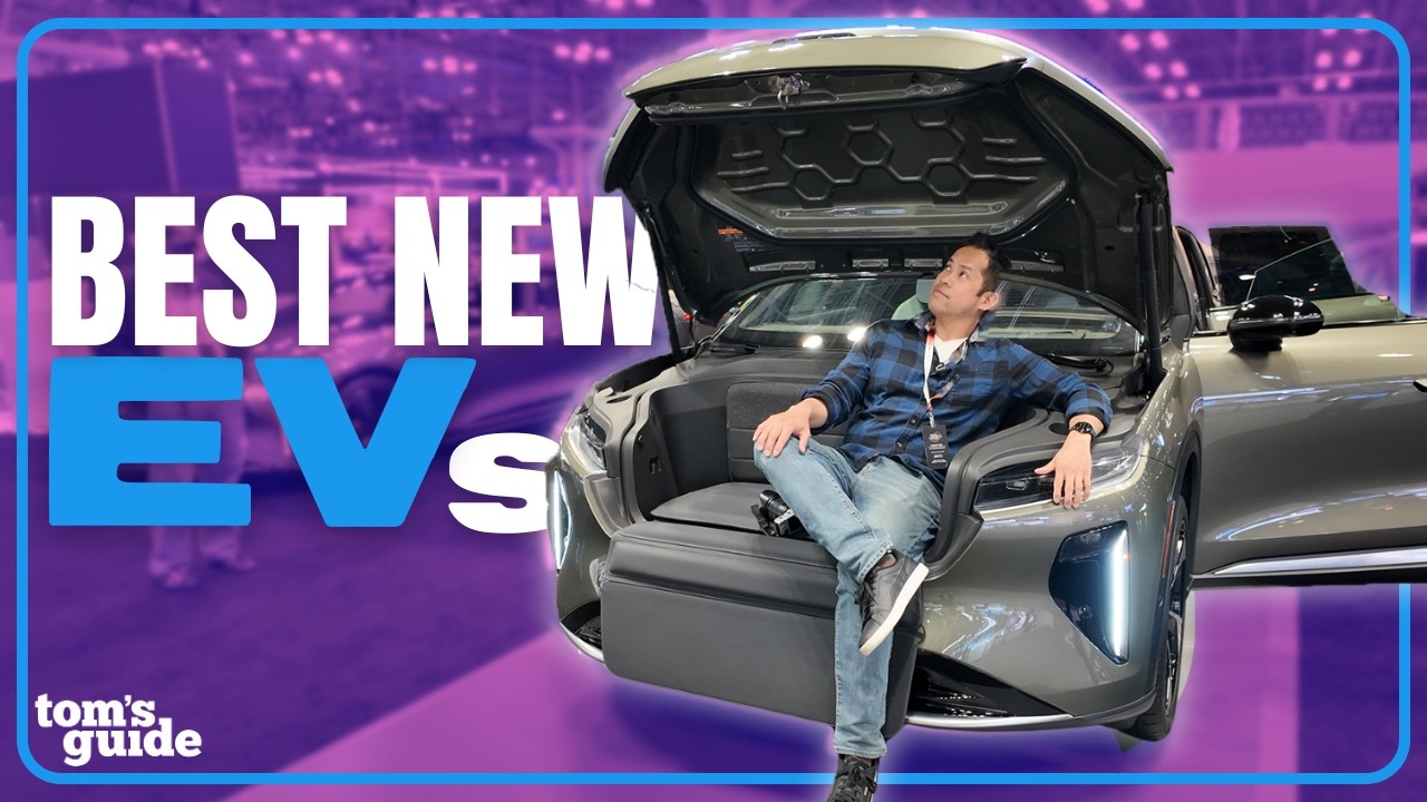 The COOLEST EVs at NYIAS 2025! Kia EV4, Subaru Trailseeker & More - YouTube